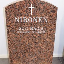 Kotkan punainen 45x70 cm. Edestähiottu, sivut sahattu, kaaripäällinen.